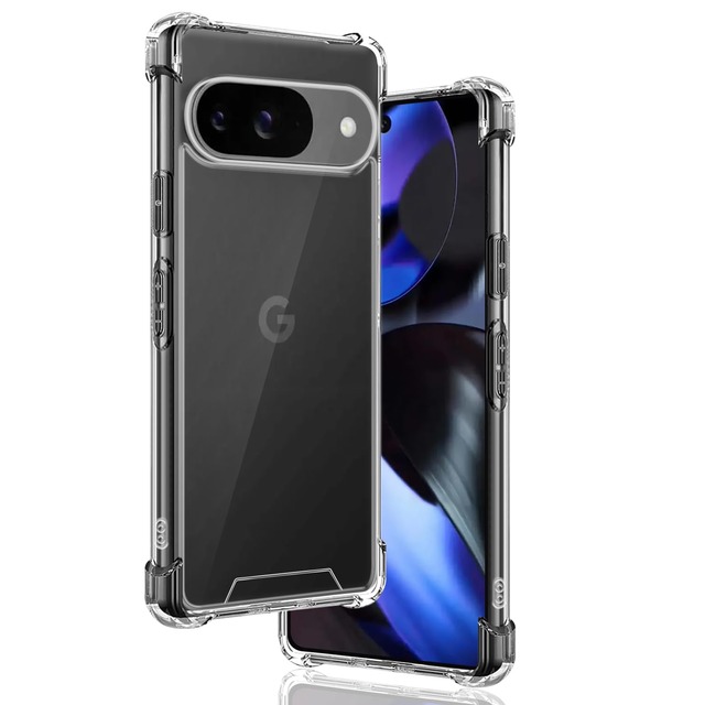 用 Google Pixel 9 ケース 透明ソフトTPU 米軍MIL規格 すり傷防止 用 グーグルピクセル 9 カバー 薄型 軽量
