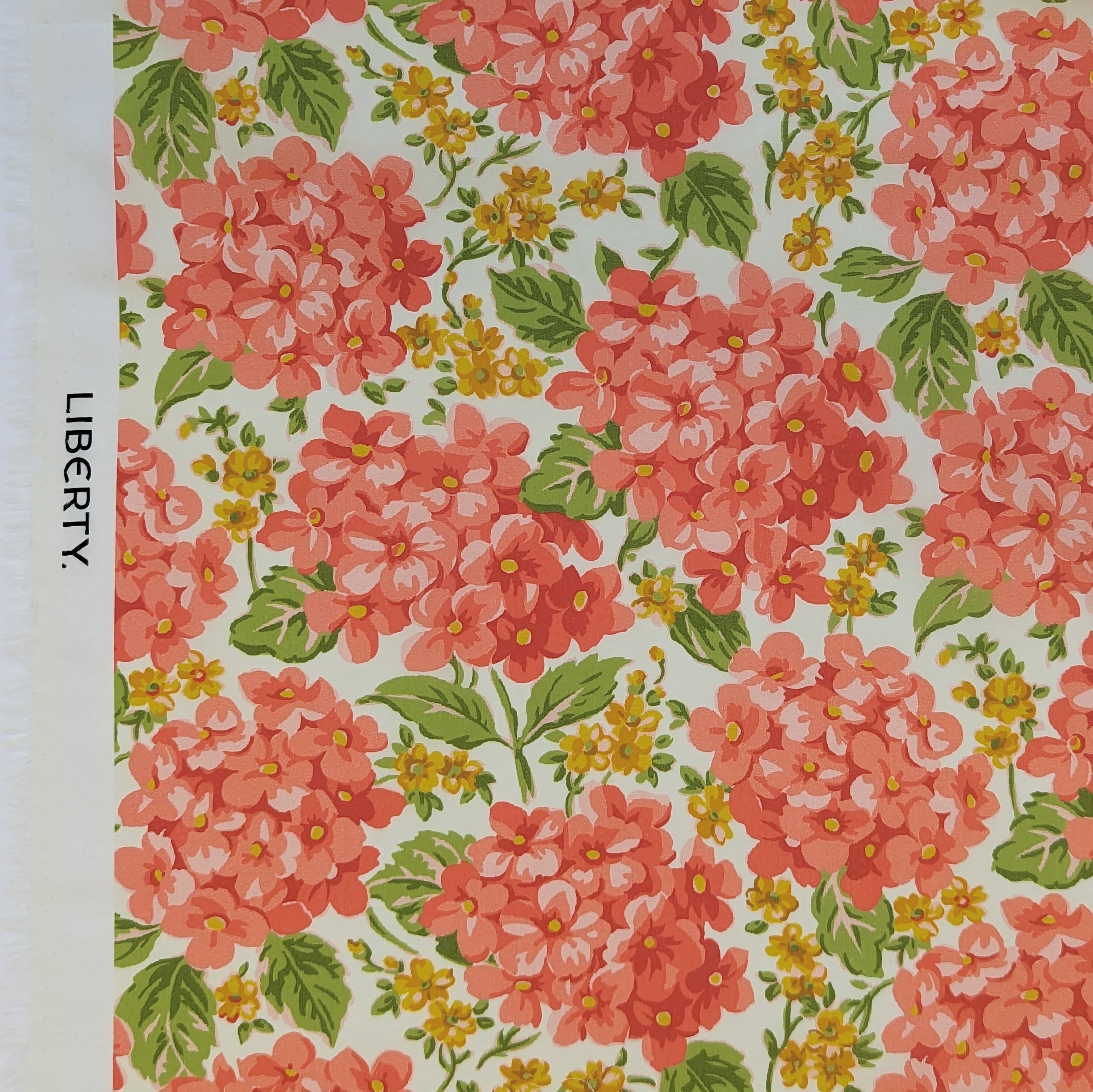 ◆輸入 リバティ LIBERTY タナローン Hydrangea Bloom ハイドランジア ブルーム 約130×50cm