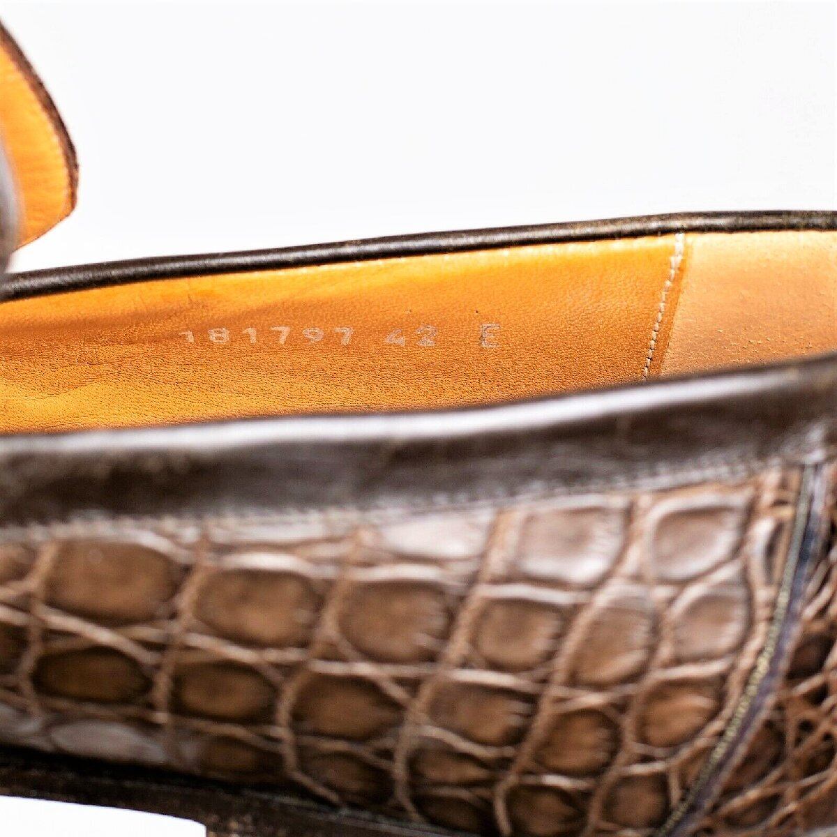 ☆定価60万円超・着用数回の極上品☆ グッチ GUCCI 極上クロコダイル