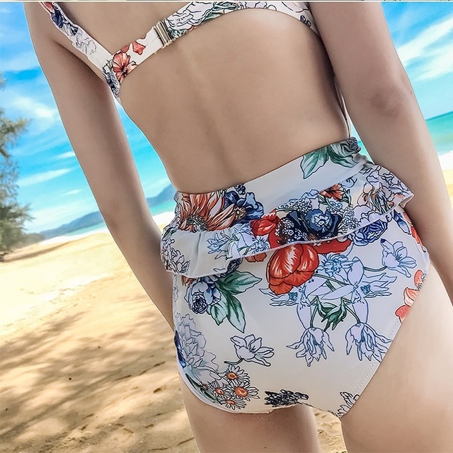 水着 ワンピース水着 ママ水着 レディース 花柄 フリル モノキニ ふりふり プール 海 リゾート ワイキキ ハワイ スパ 温泉 大人かわいい Cute 夏 夏休み 人気 おすすめ 新作 Sw0338 Colorful Closet おしゃれなトレンド海外レディースファッション通販 カラフル