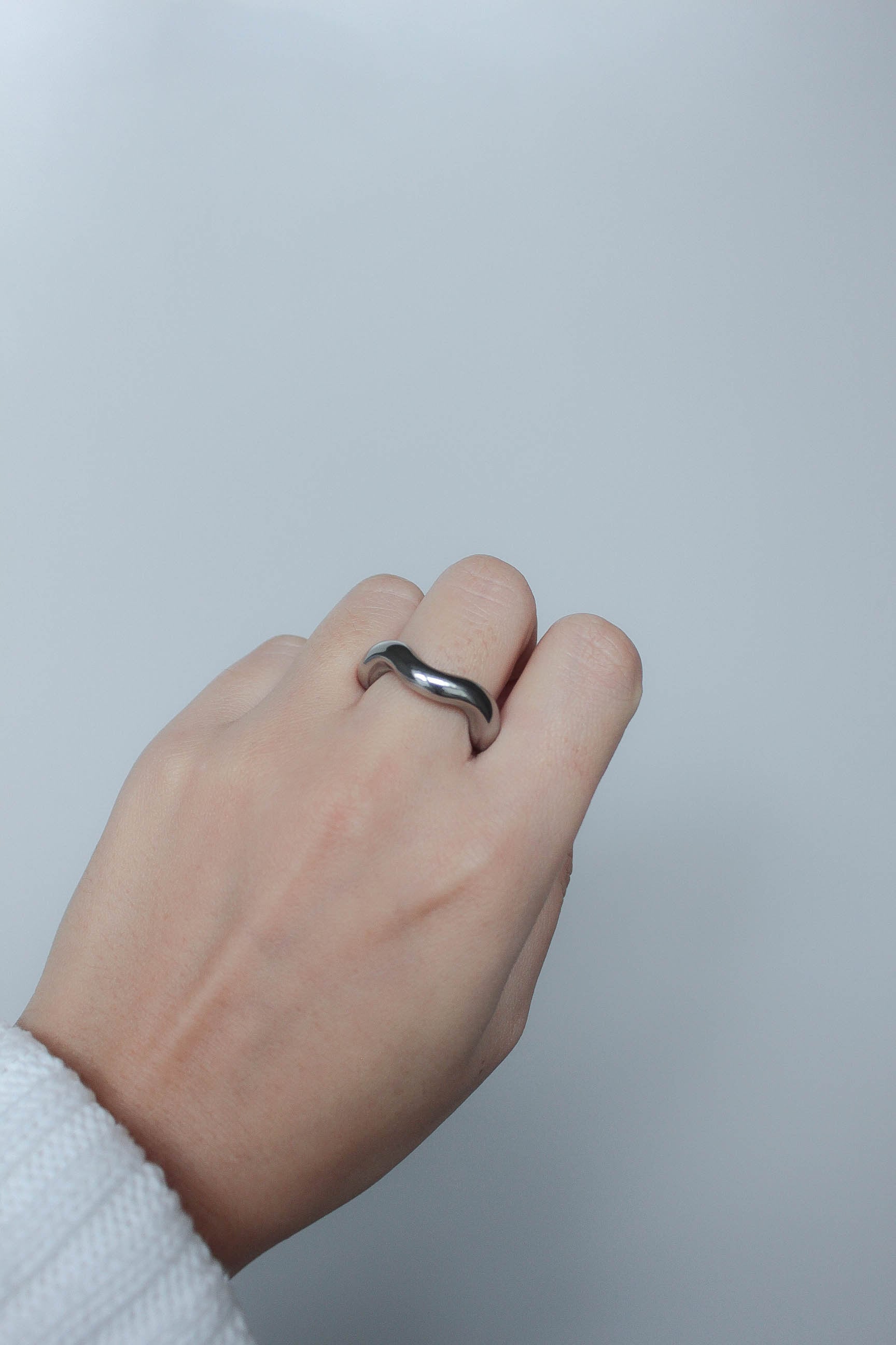 ebine エビネ　リング　指輪 Wave Tube Ring / Fat | ebine(エビネ)|金属アレルギー対応アクセサリー