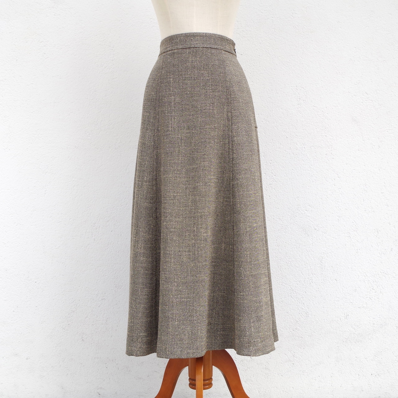 SINME ツィードフレアスカート