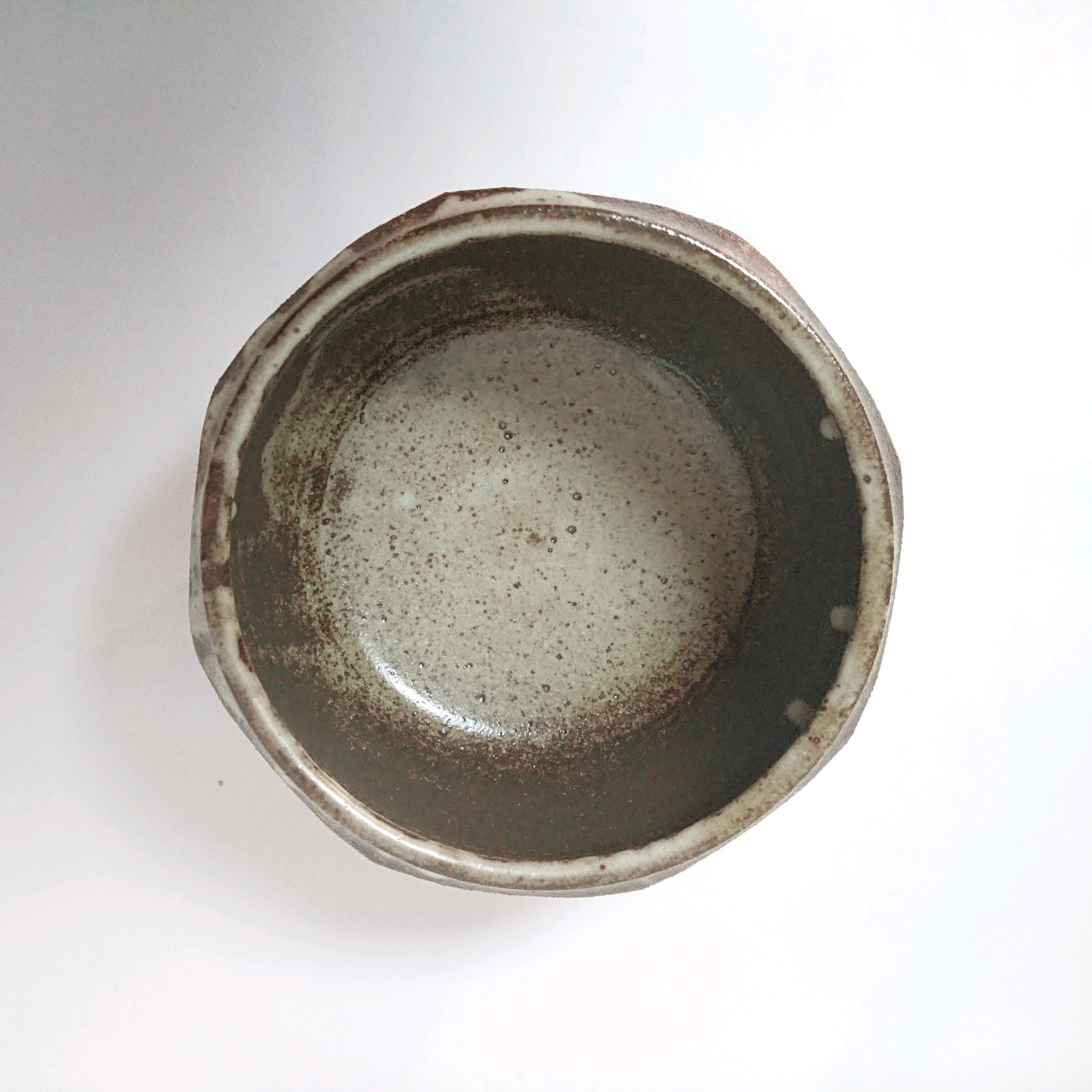 益子焼 神谷正一作 面取半梅文鉢 未使用品 | coshiki