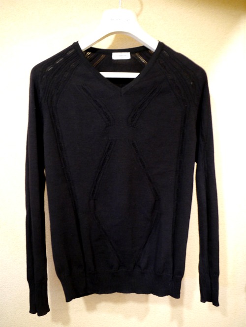 美◆BALENCIAGA バレンシアガ ケーブル編み ニット セーター黒◆