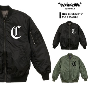 CODENAME by demily「"OLD ENGLISH C" MA-1 Black/Khaki」