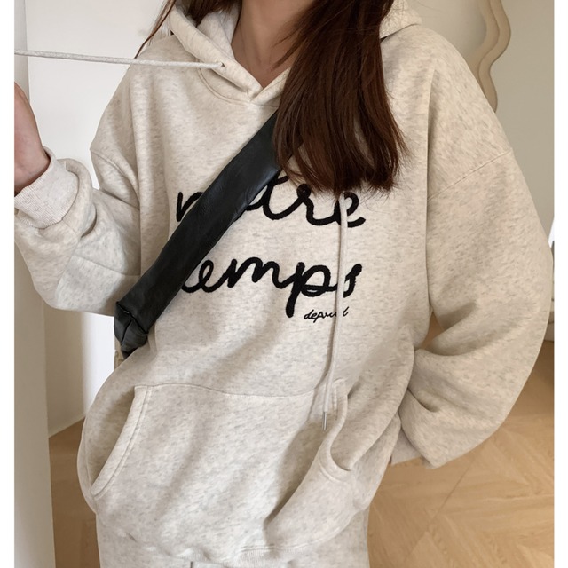 kangaroo pocket hoodie　J00294