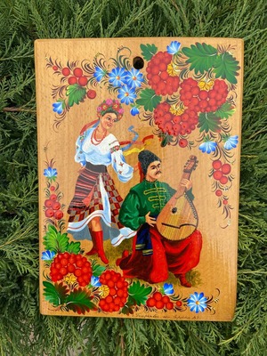 ペトリキウカのボード 25x35cm 巨匠ホロベッツ作