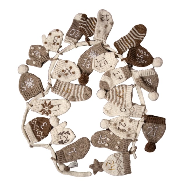 送料無料 Shirley Bredal/ADVENT CALENDAR- Cream Multicolor