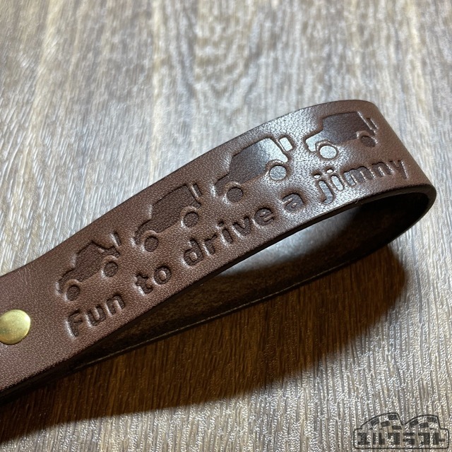 Fun to drive a jimny ジムニーストラップキーホルダー