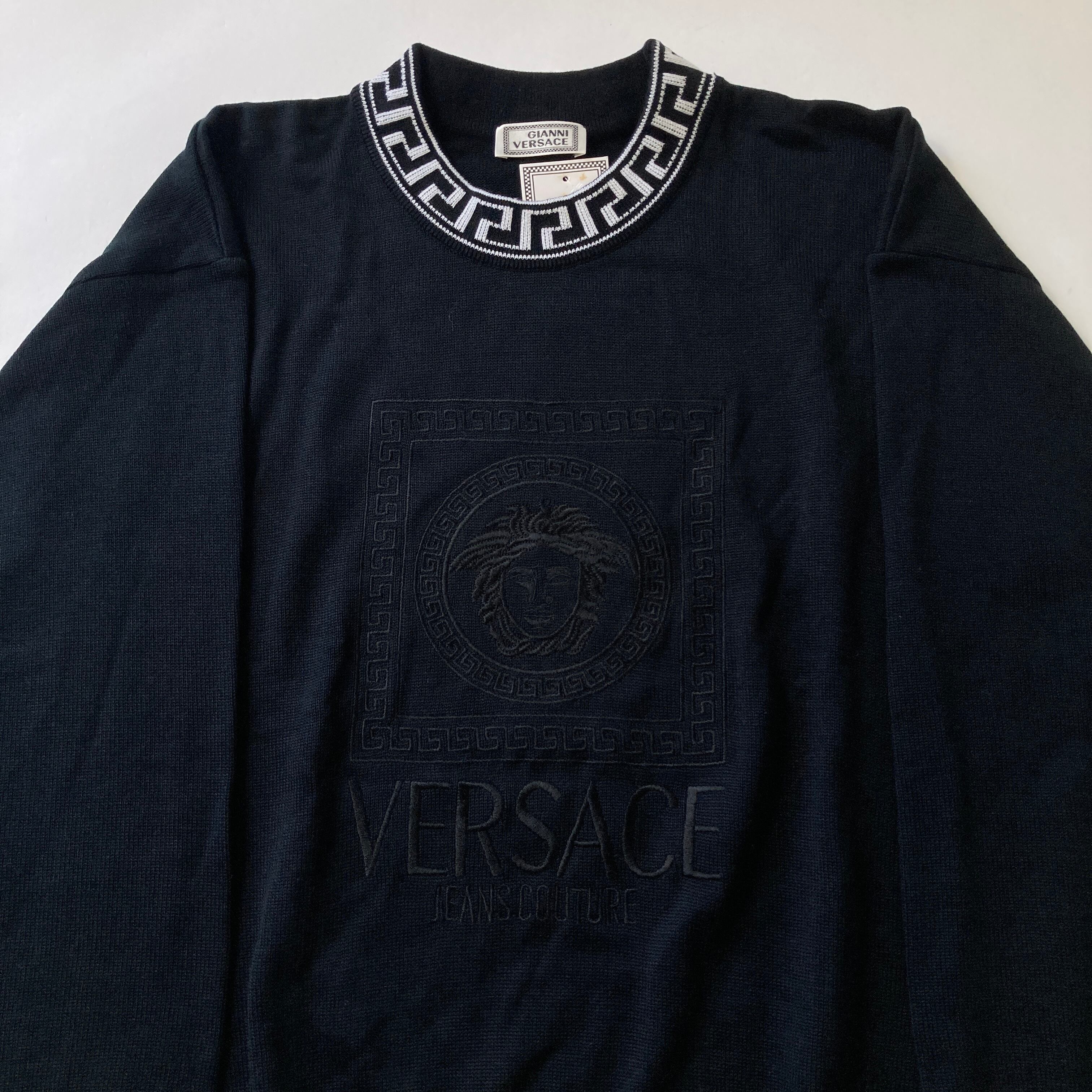 Used】GIANNI VARSACE メディーサ 刺繍ロゴ Sweat | PAY ID