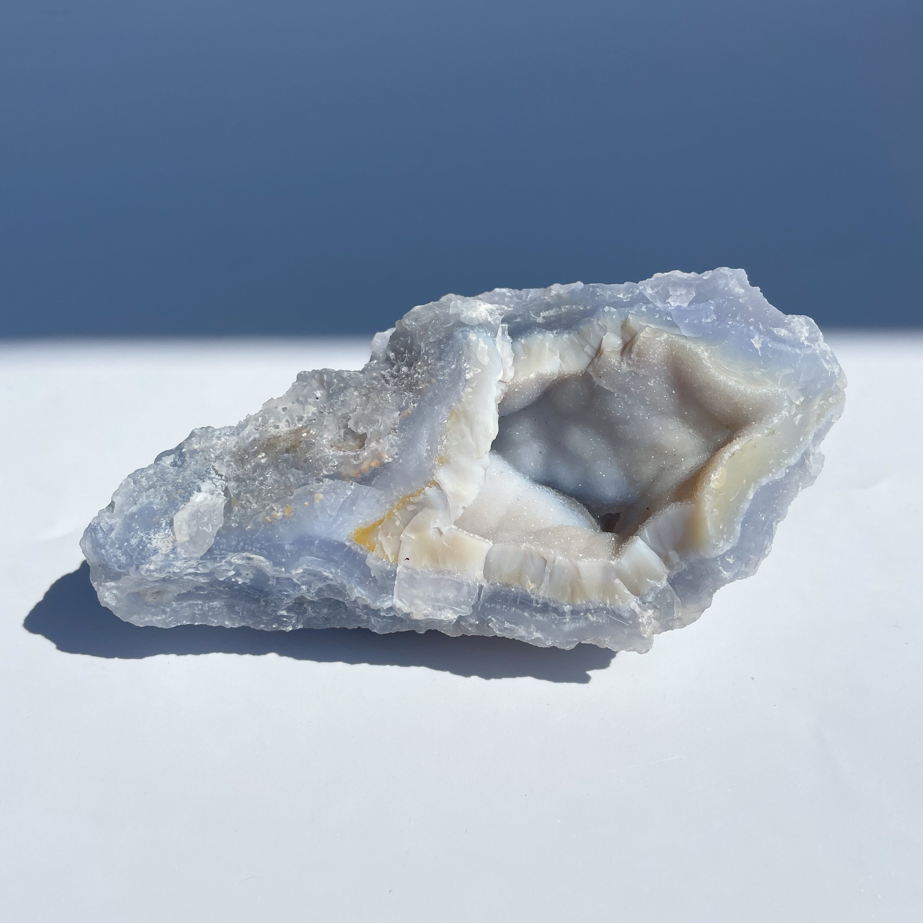 ブルーカルセドニー 原石35◇ Blue Chalcedony ◇天然石・鉱物