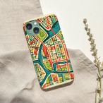 受注生産 iPhoneケース カラフルストリートマップ｜都市地図 UMAP003A