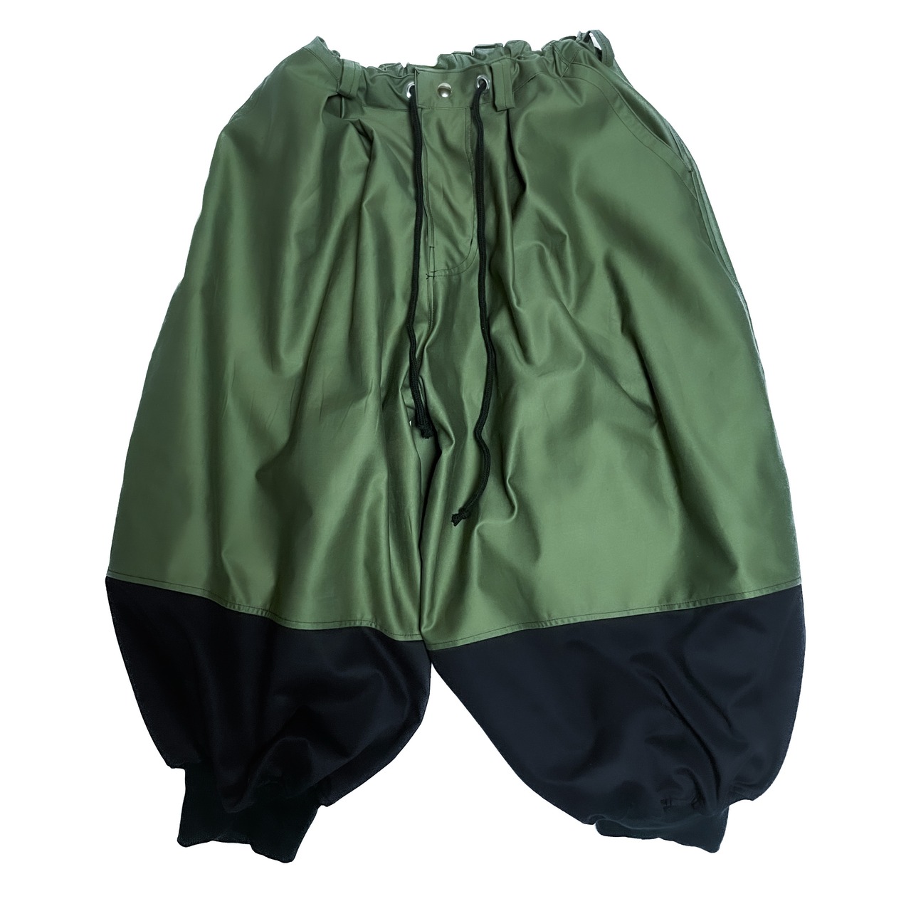 UNFINISHED カボチャパンツロング　カーキ2023019