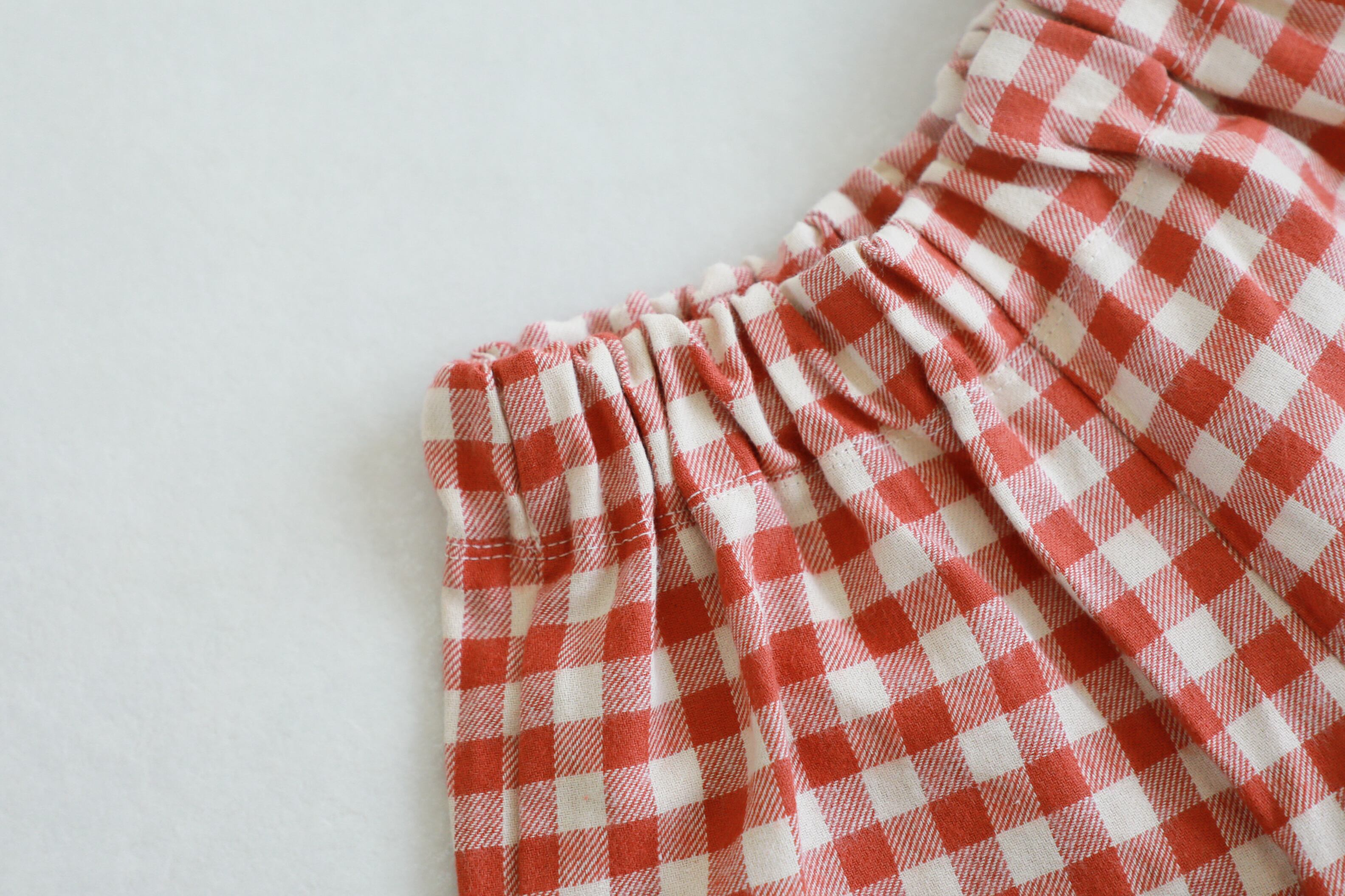 organic zoo / Paprika Gingham Carrot Pants / 1-2Y・2-3Y・3-4Y・4