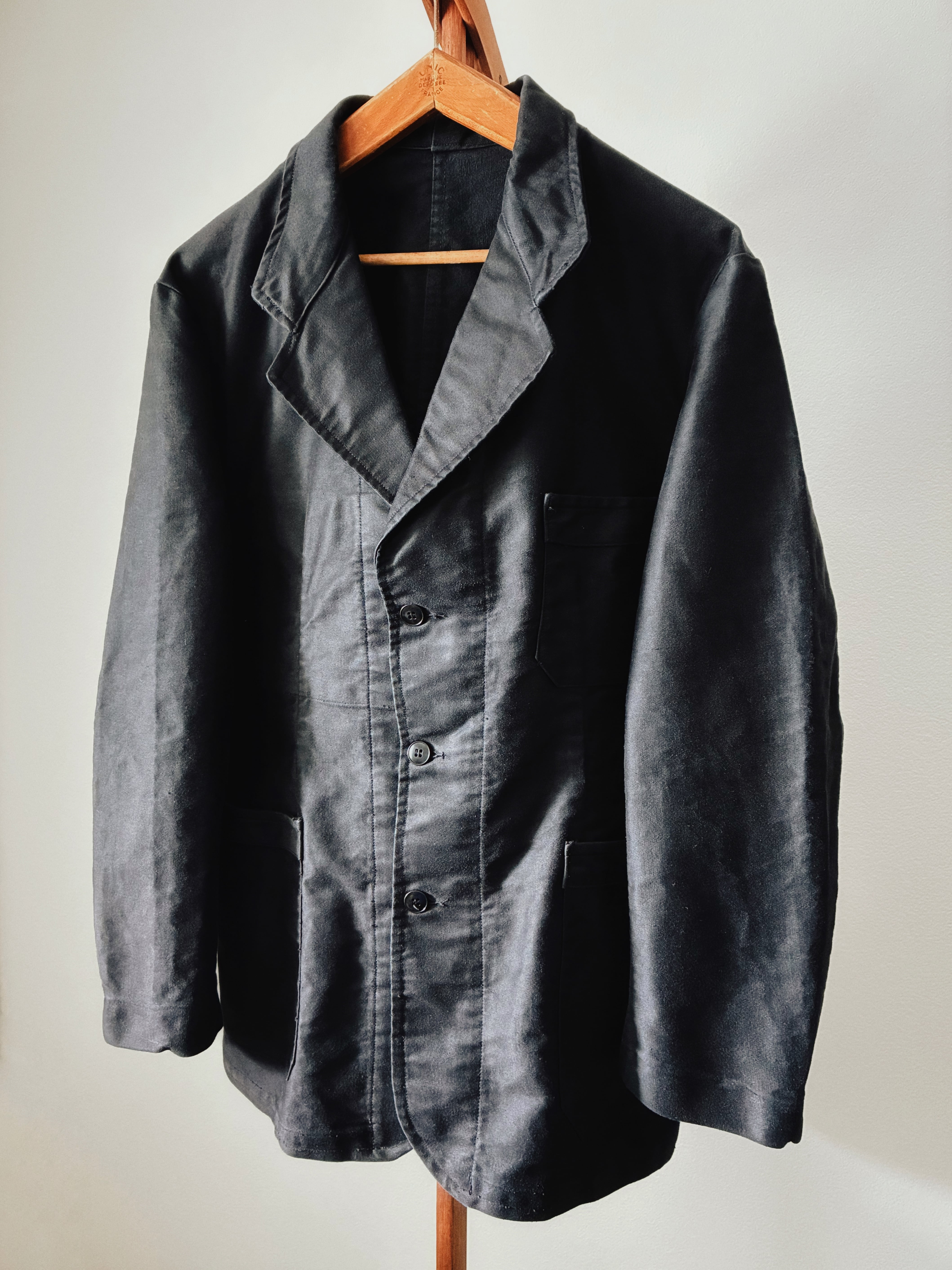 semoh”Horse Leather Pharaoh Jacket Black” | PAY ID