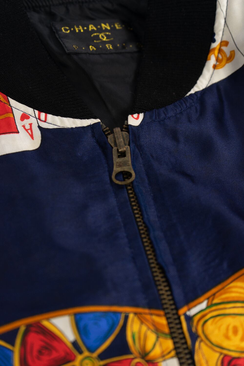BOOTLEG】80's CHANEL Scarf Motif blouson メンズL〜XL | Hoarders