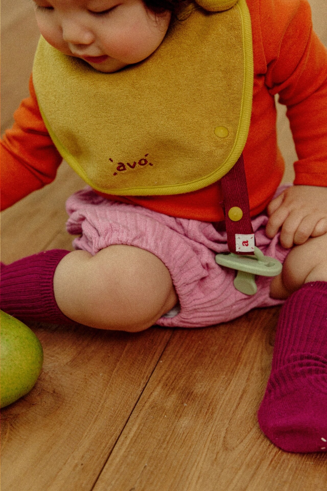 〖取寄〗韓国子供服 / 26winter / avo / TERRY PACIFIER BIB / ビブ / スタイ *free*