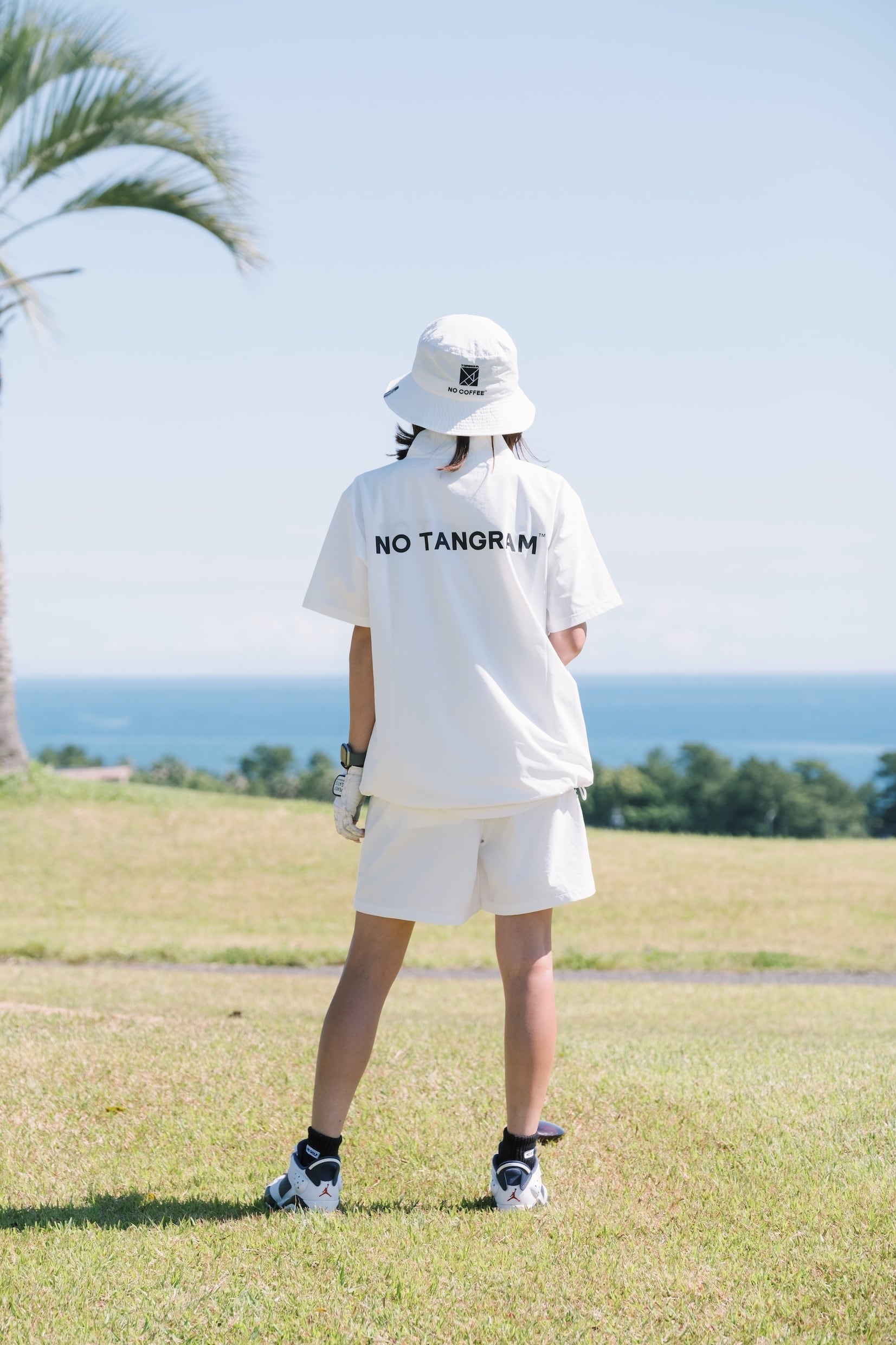 NO COFFEE × TANGRAM HALF ZIP PISTE S/S | NO COFFEE