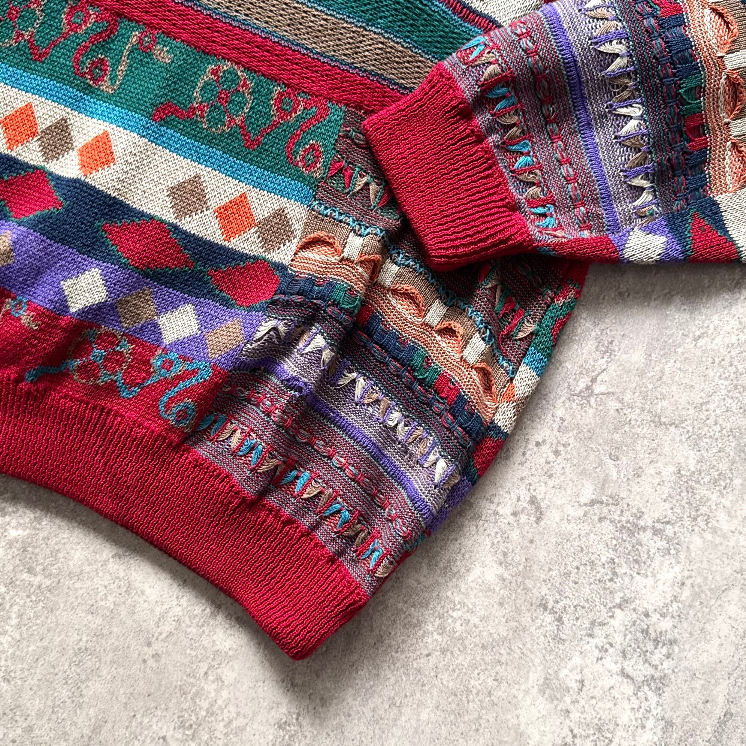 90s Coogi 3D cotton knit | Muri vintage