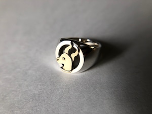 Zodiac ring  silver × K10