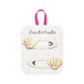 H2127G-Rainbow Shell Clips-GOLD