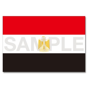 世界の国旗ポストカード ＜アフリカ＞ エジプト・アラブ共和国 Flags of the world POST CARD ＜Africa＞ Arab Republic of Egypt