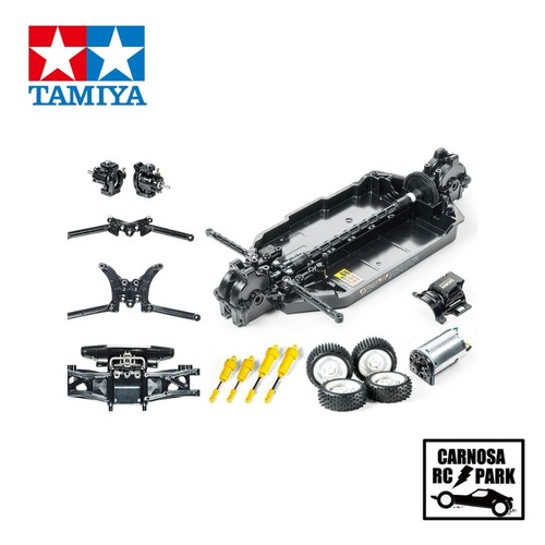 【TAMIYA タミヤ】1/10RC ファーストトライ RCキットTT-02Bシャーシ （ネオスコーチャー ボディ付）[57987]