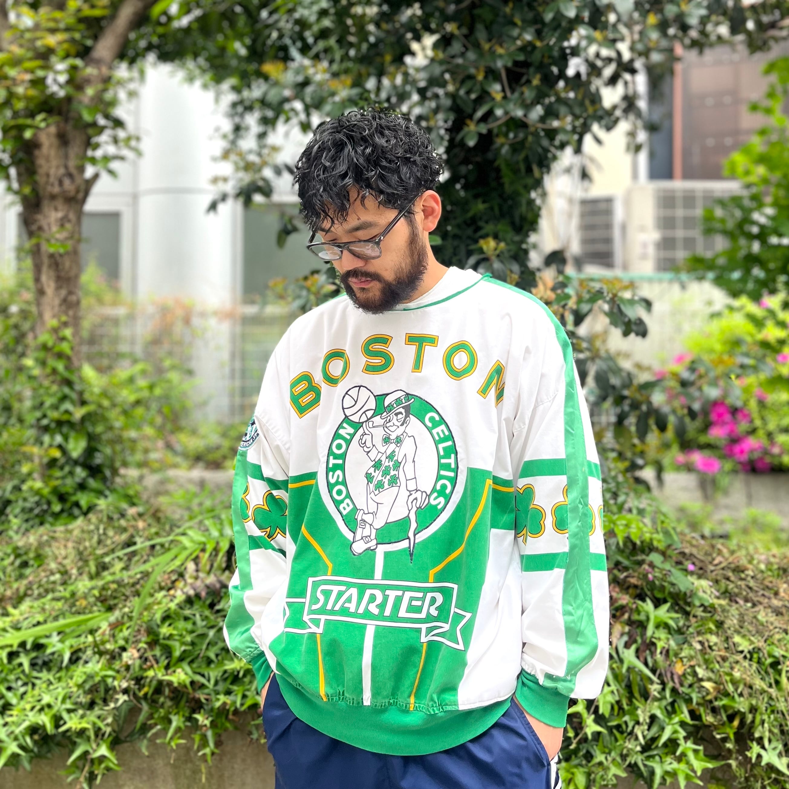 80年代 sportswear NBA BOSTON CELTICS ボストンセルティックス プリントTシャツ USA製 メンズXL ヴィンテージ /eaa360875