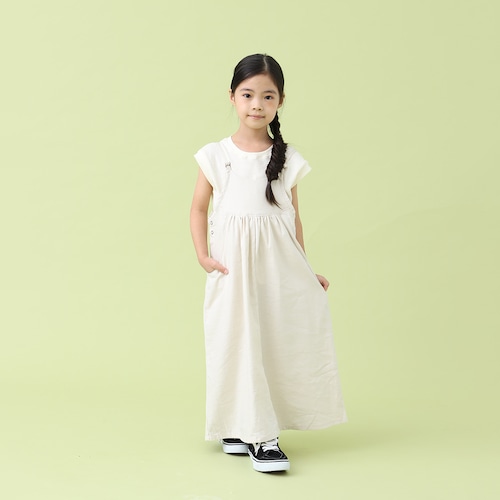 ロングサロペットスカート【Kids XS-M (90-130)】【5121006A】
