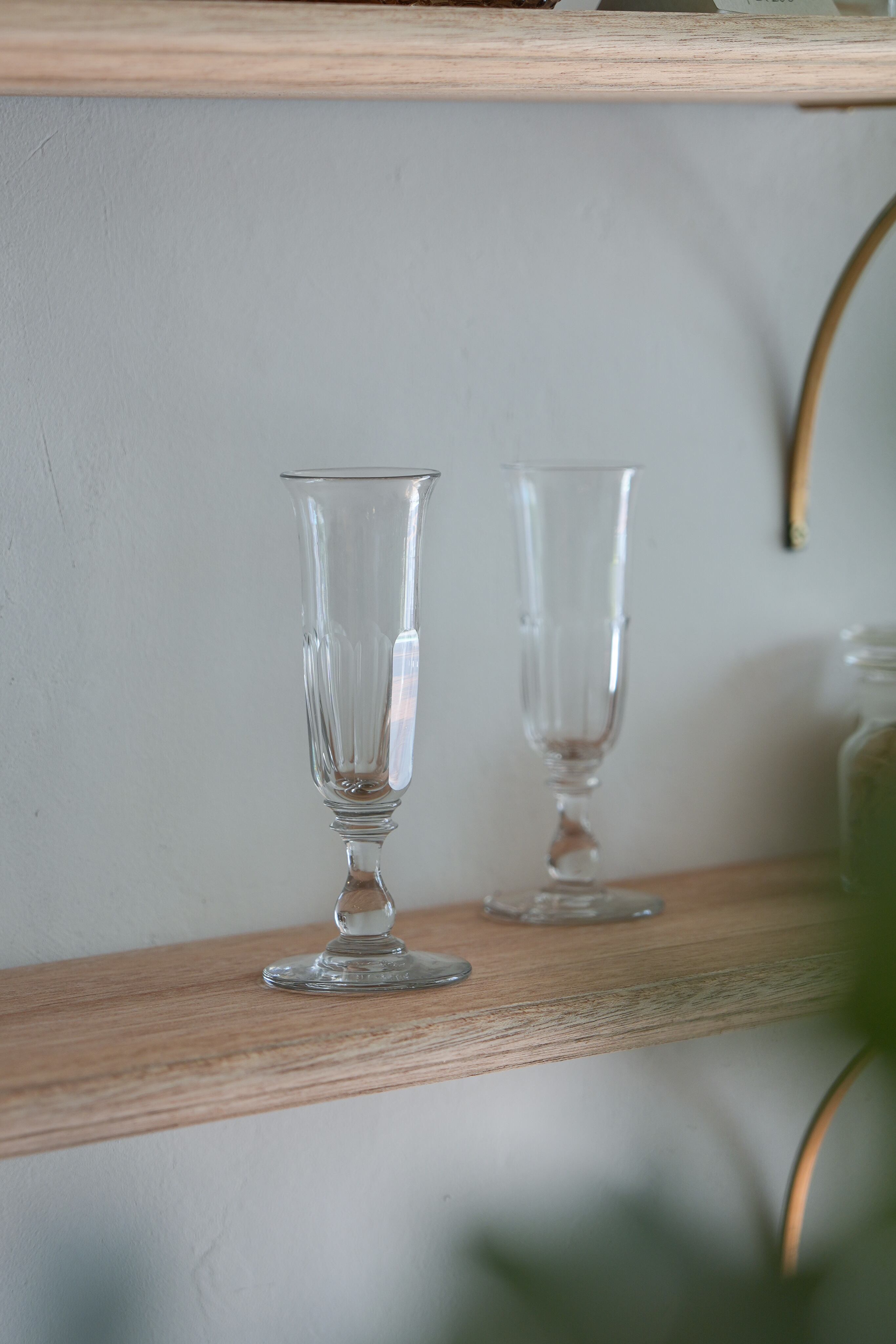 フランスアンティーク ♧ アニゼット クリスタル ♧ グラス 2個