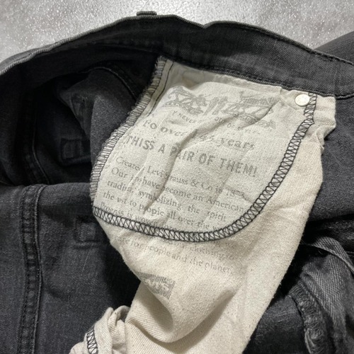 【W30 L32】 コロンビア製 japan levi's black 569 詳細写真5