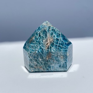 ブルーアパタイト タワー型11◇Blue apatite ◇ 天然石・鉱物・パワーストーン