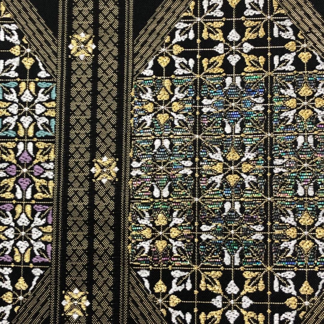 ステンドグラスのような袋帯 ステンドグラスのような袋帯