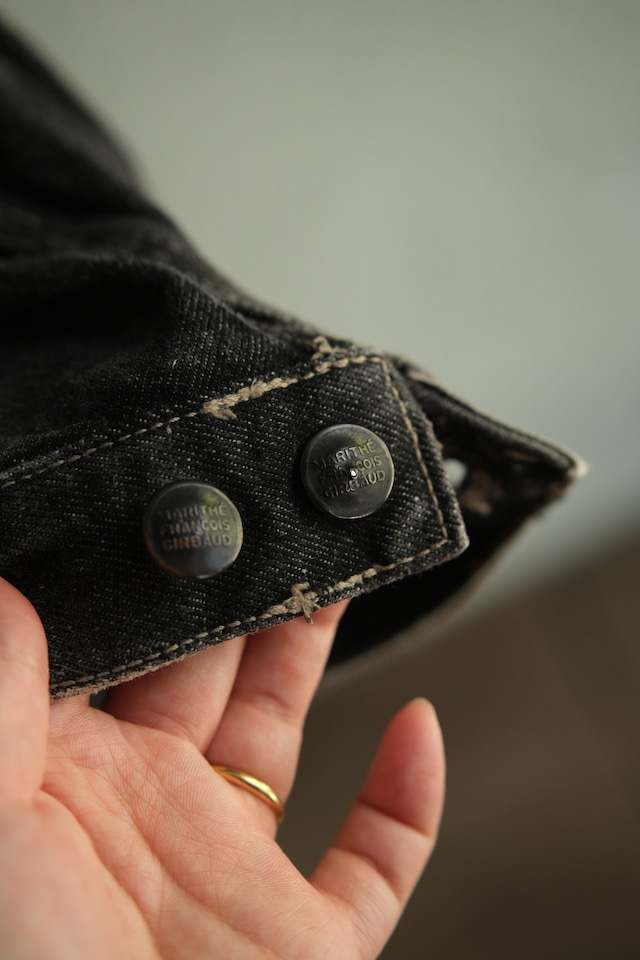 Utah/“MARITHE’ FRANCOIS GIRBAUD” Yarn-dyed denim jacket