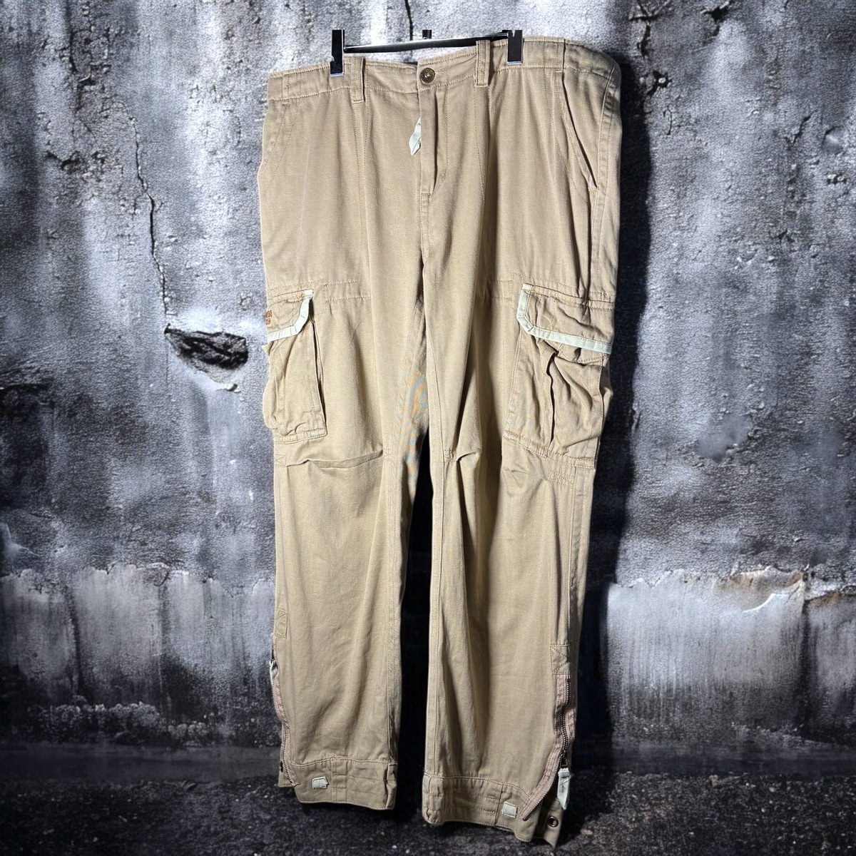 ABERCROMBIE&FITCH カーゴパンツ ベージュ アバクロ ギミックカーゴ 