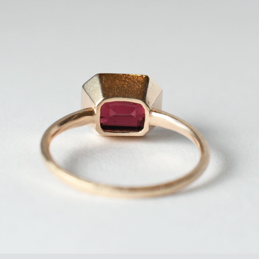 K10 ガーネットのテクスチャーリング | 特別なジュエリー | 手作り