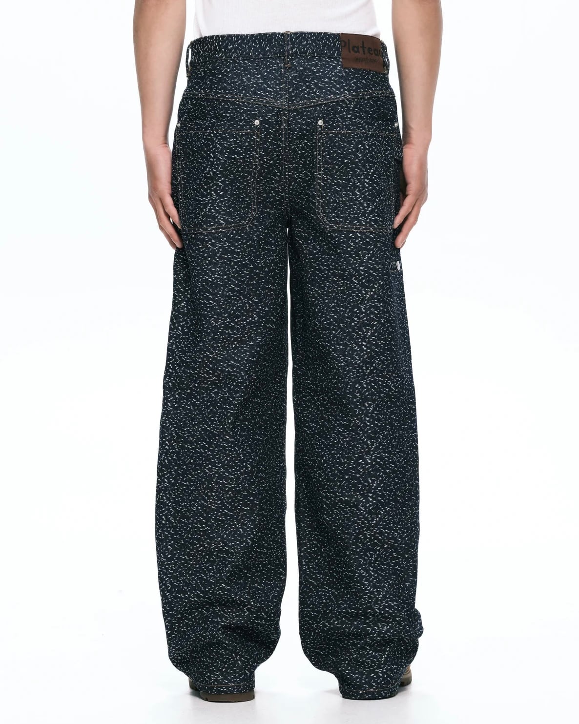 plateau studio【Double knee camo -Denim-】 | nnuudd