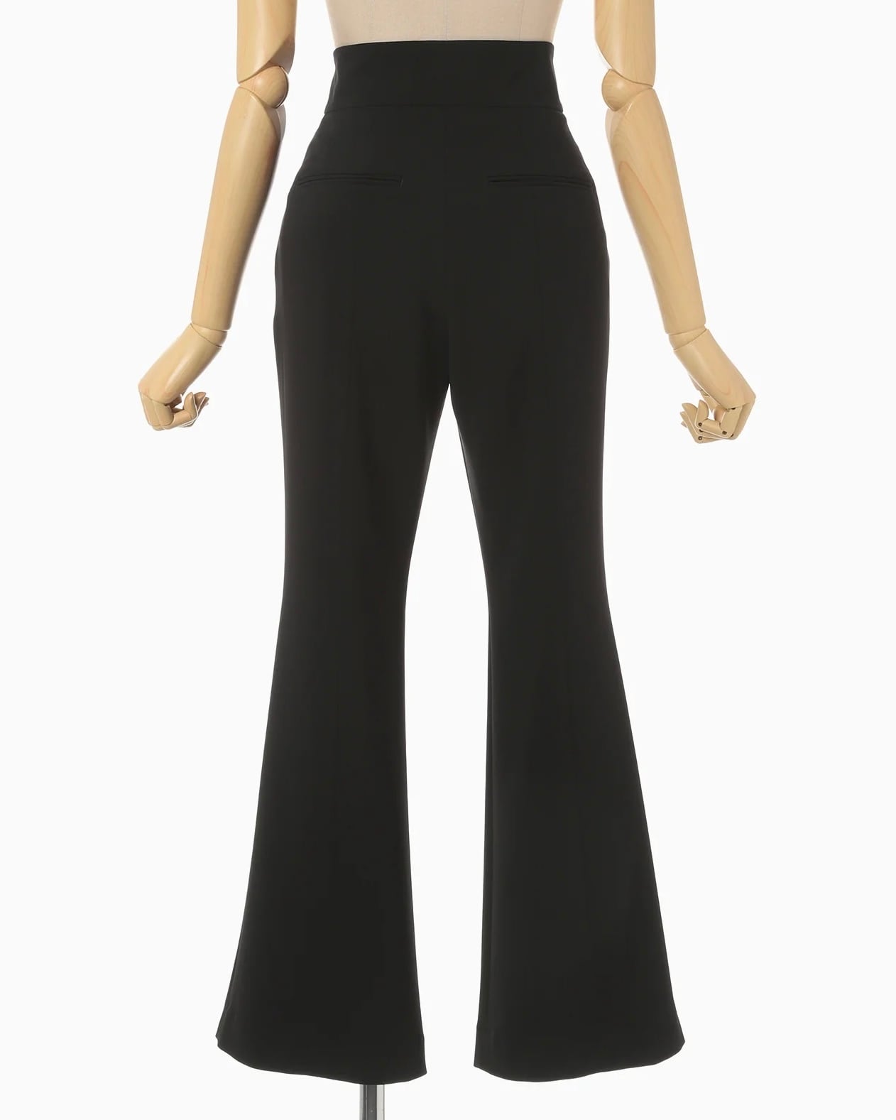 Mame Kurogouchi】Triacetate Polyester Flared Trousers | TOLMA.
