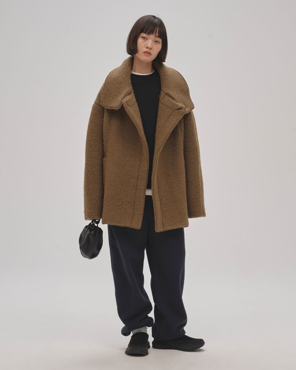 Todayful Standcollar Boucle Jacket 38サイズ STANDCOLLAR BOUCLE JACKET|スタンドカラー ブークレ ジャケット