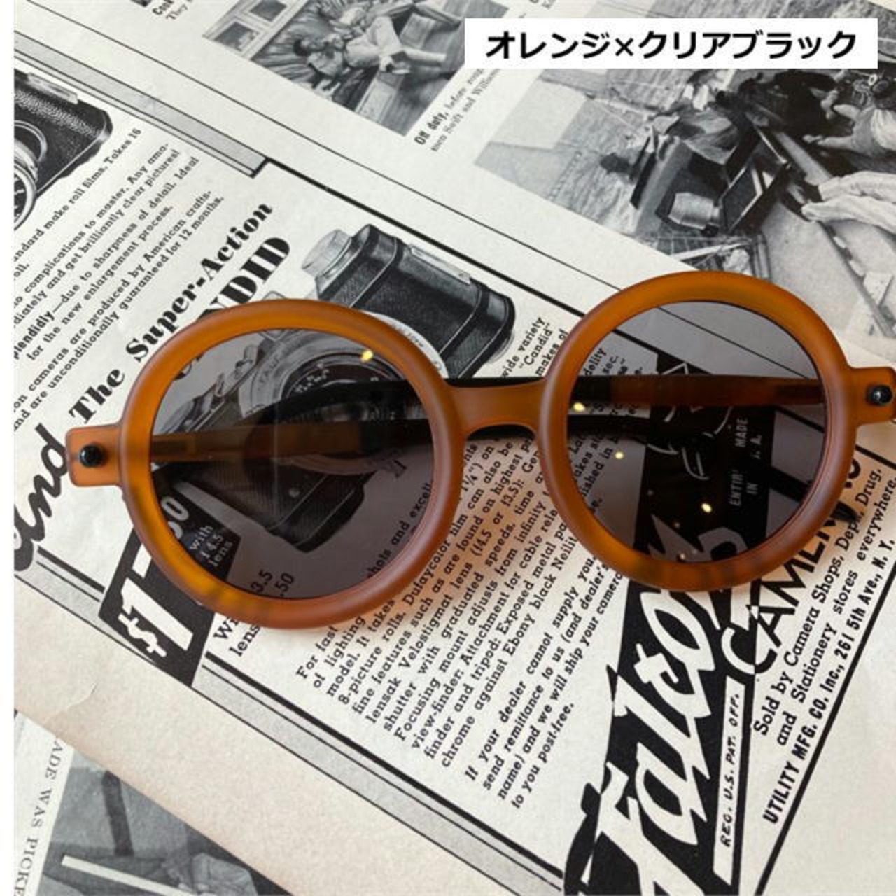 TOPANGA Accessory バイカラーラウンドサングラス　全5色