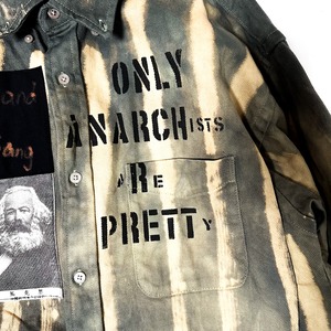 UNFINISHEDアナーキーシャツコート24009