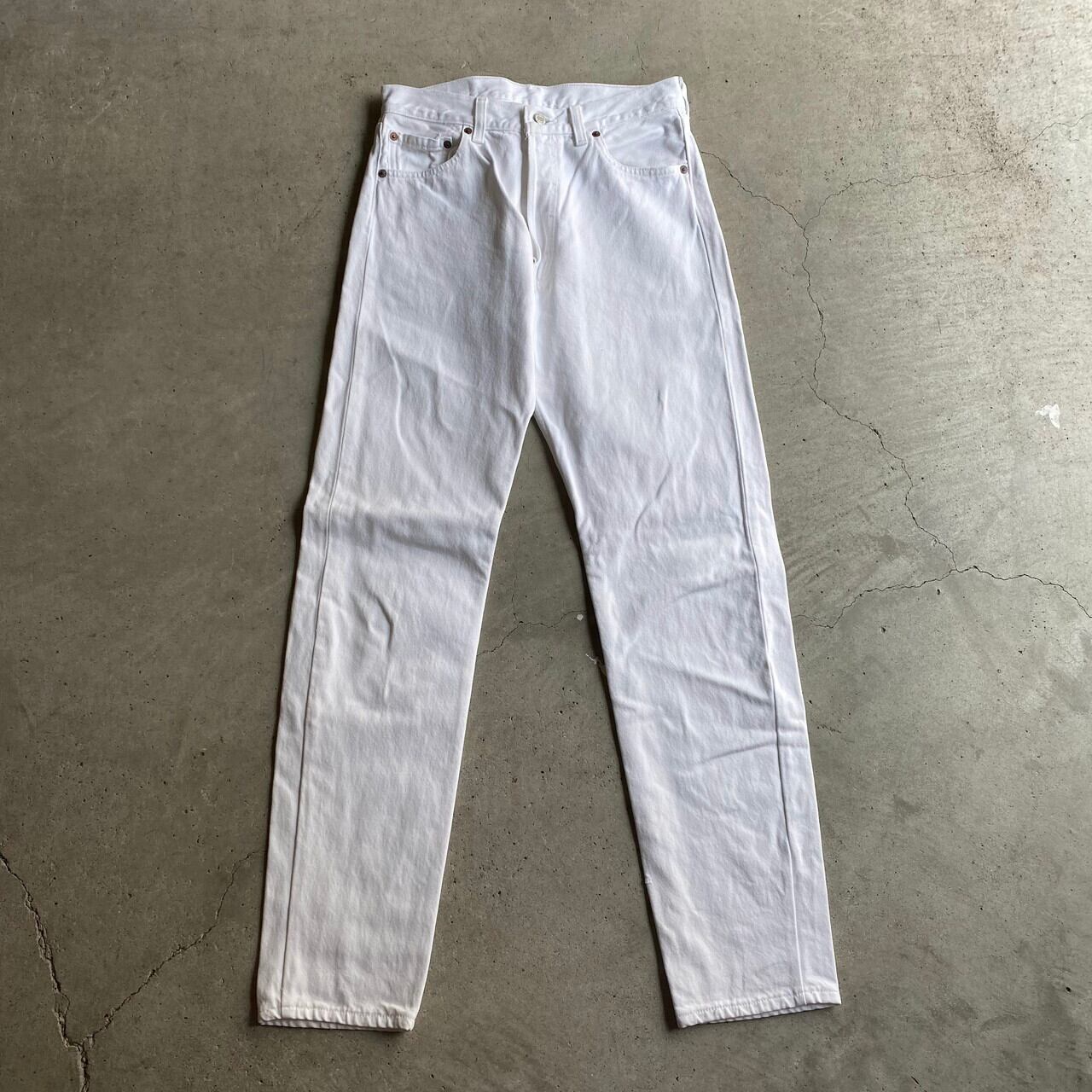 Levi's リーバイス 501 ストレート ホワイトデニムパンツ メンズW30