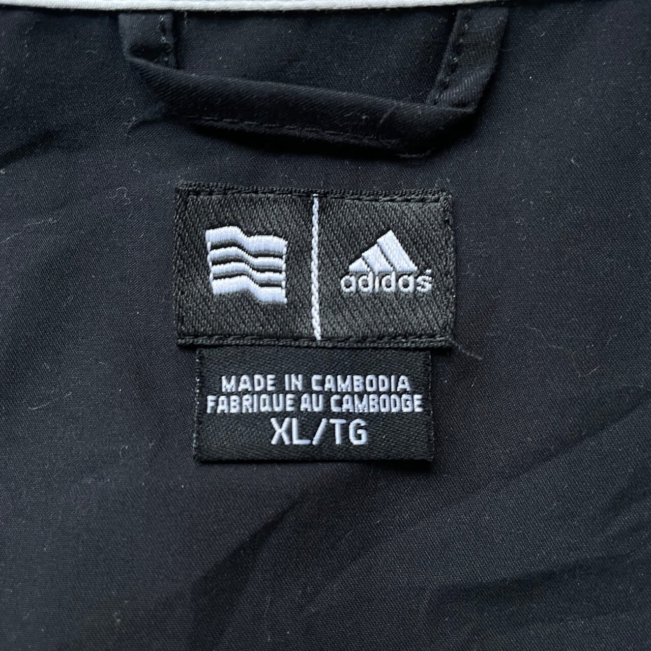 adidas CLIMAPROOF 半袖ナイロンジャケット【2XL】ブルー