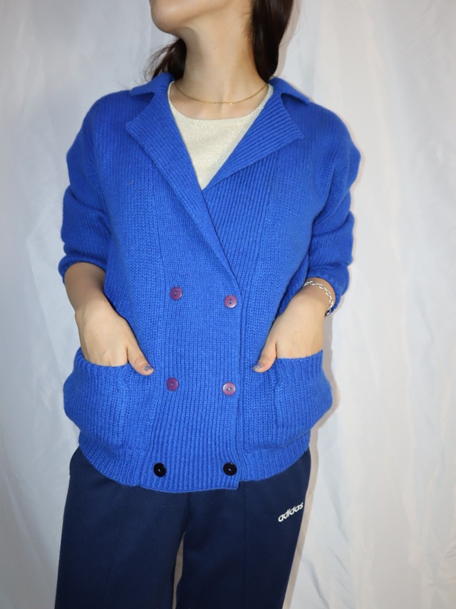 Knit tailored jacket【6322】