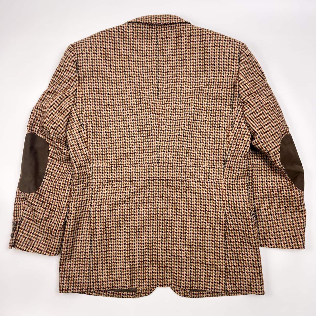 美品　ジェイプレス　テーラードジャケット　千鳥格子　エルボーパッチ Stanley Blacker スタンリーブラッカー Alexanders OF SCOTLAND