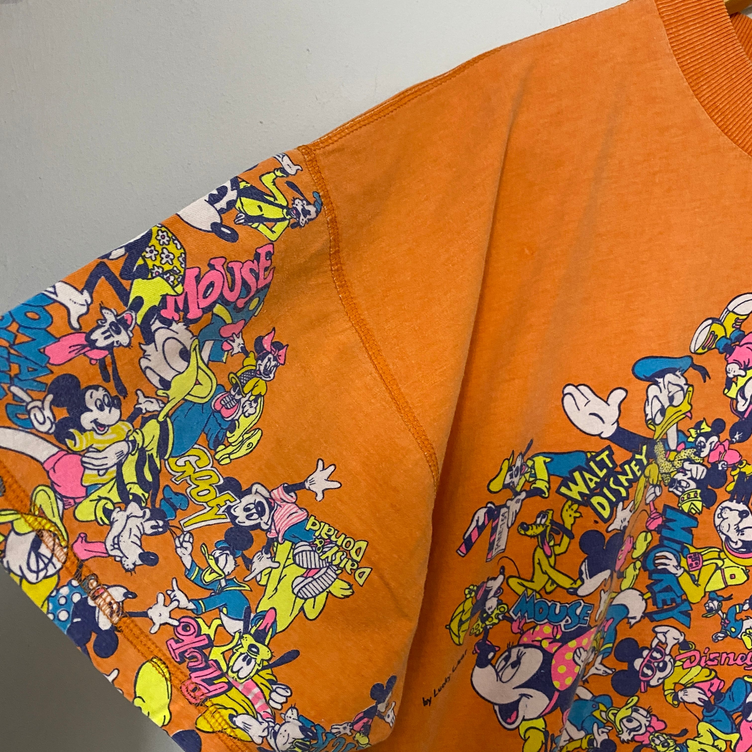 90s ディズニー　Disney ミッキー　ミニー　プルート　グーフィー　ドナルド　デイジー　ビンテージ　Tシャツ