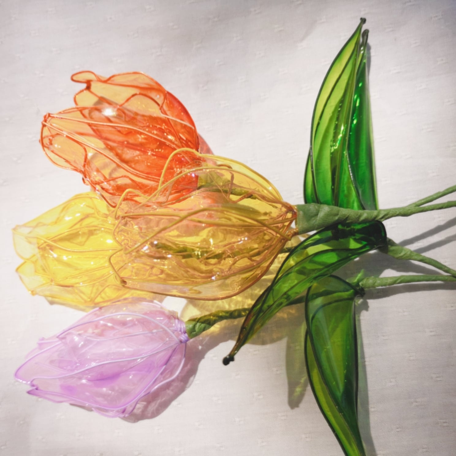 ラベンダー1本クリアチューリップ | clear tulip