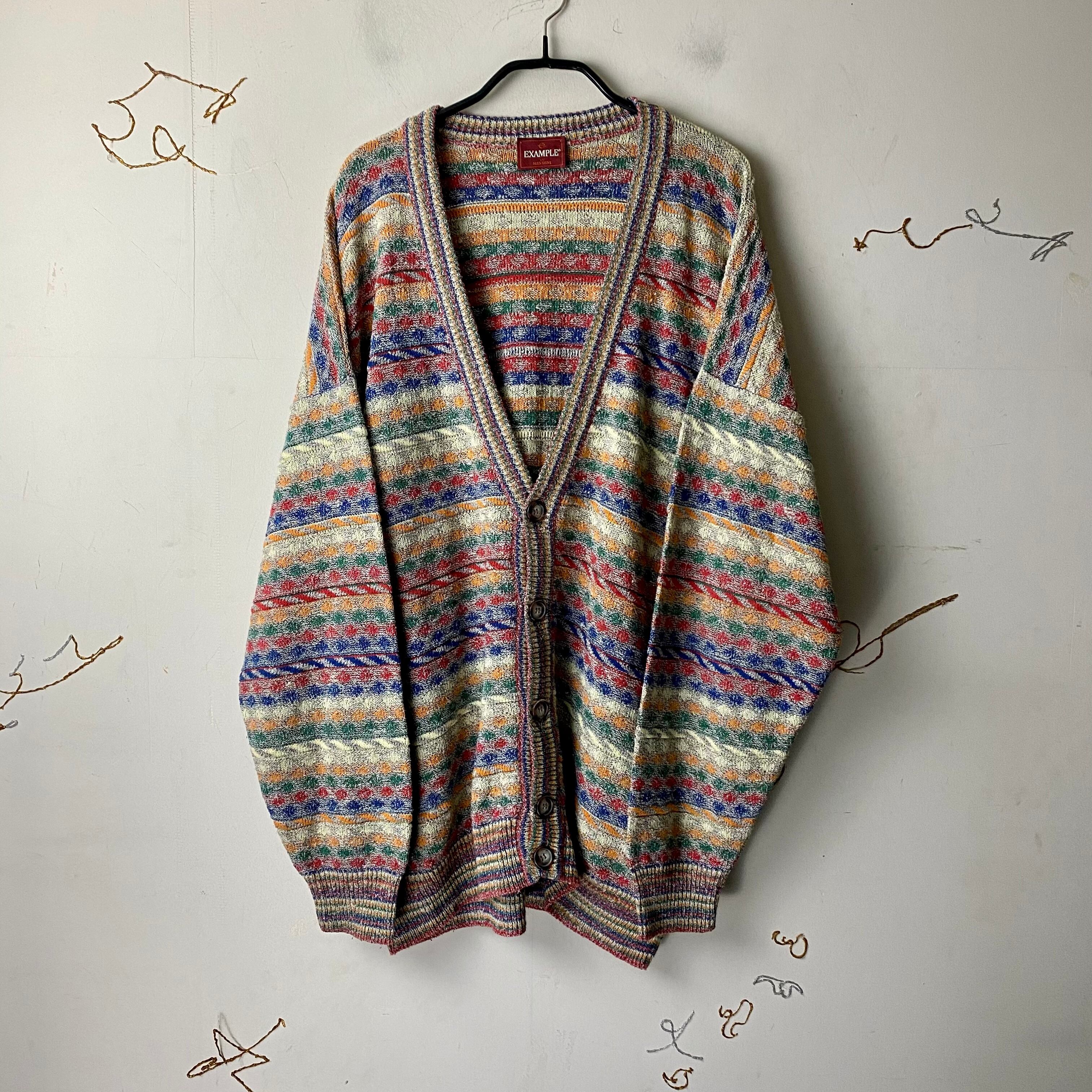 EXAMPLE BY MISSIONI border cardigan | NOIR ONLINE