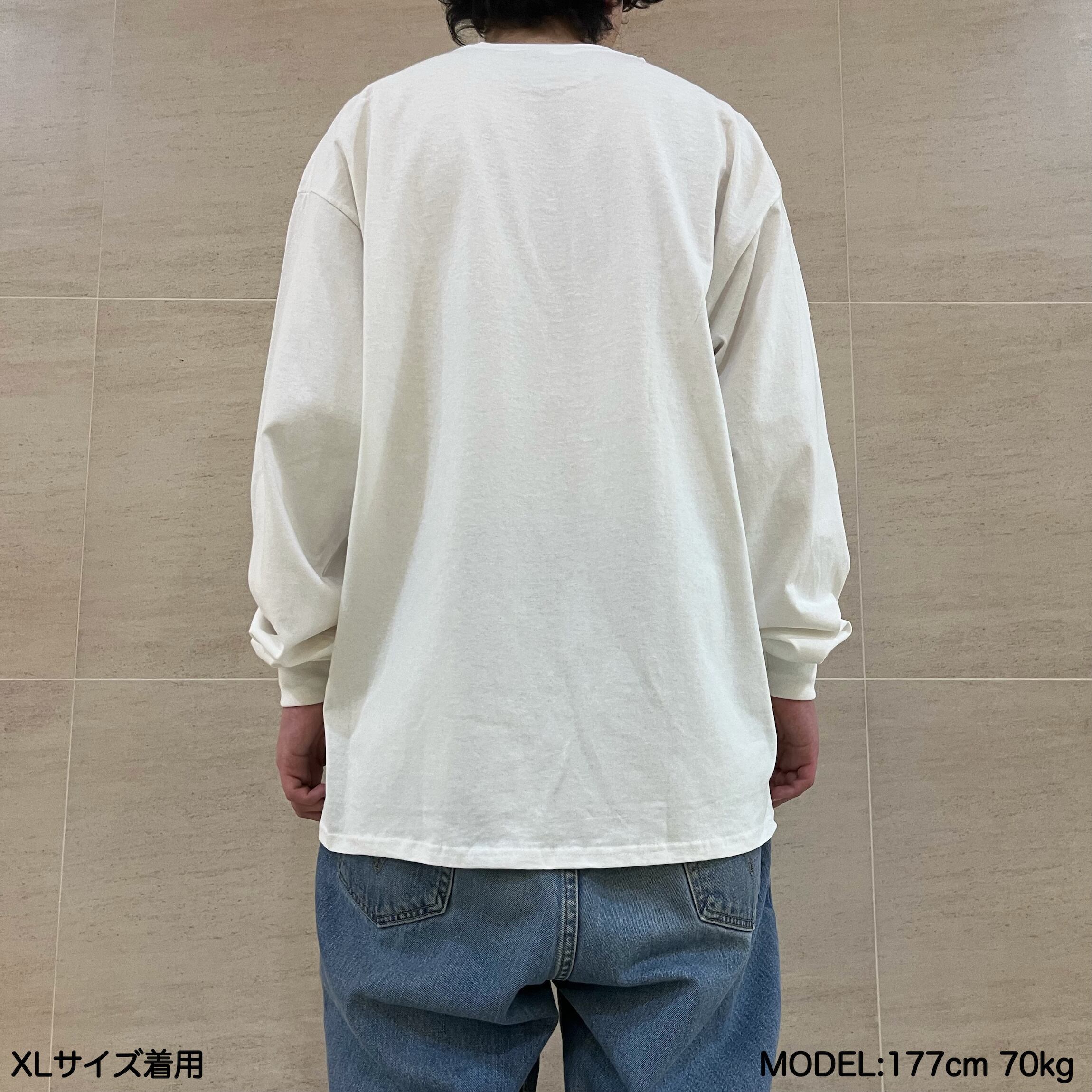 kurayamisaka ザカこめロングTシャツ/ロンT XLサイズ 長袖tシャツ メンズ 綿100% ロンt 厚手 ロングtシャツ白tシャツ 大きい