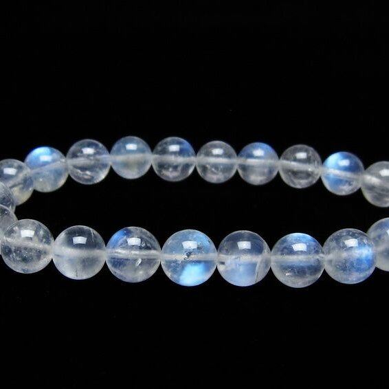 ムーンストーン ブレスレット 9mm 一点物 メール便可 [M便 1/10] 111-44545